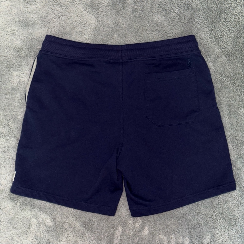 Chubbies Loungewear Navy Blue Terry Drawstring Shorts - Picture 2 of 8